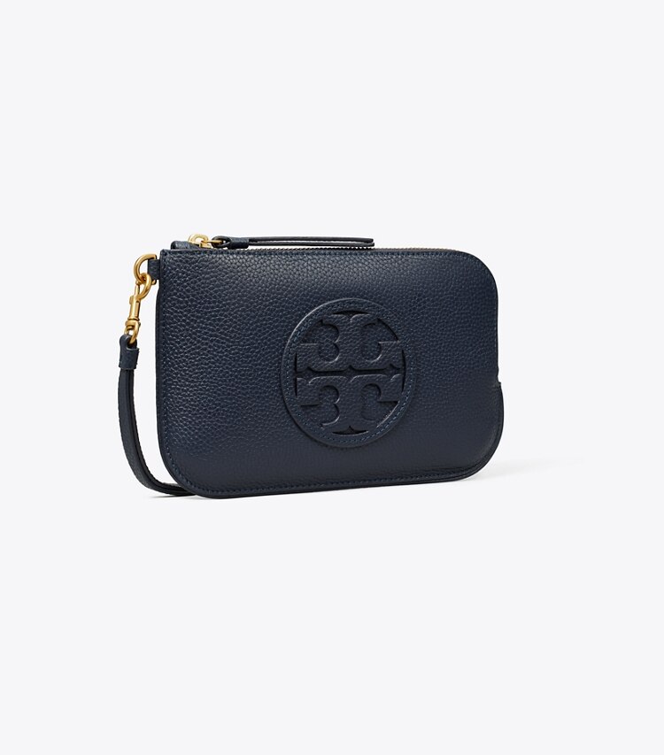 Tory Burch designer wristlets Miller Wristlet in Tory Navy angle