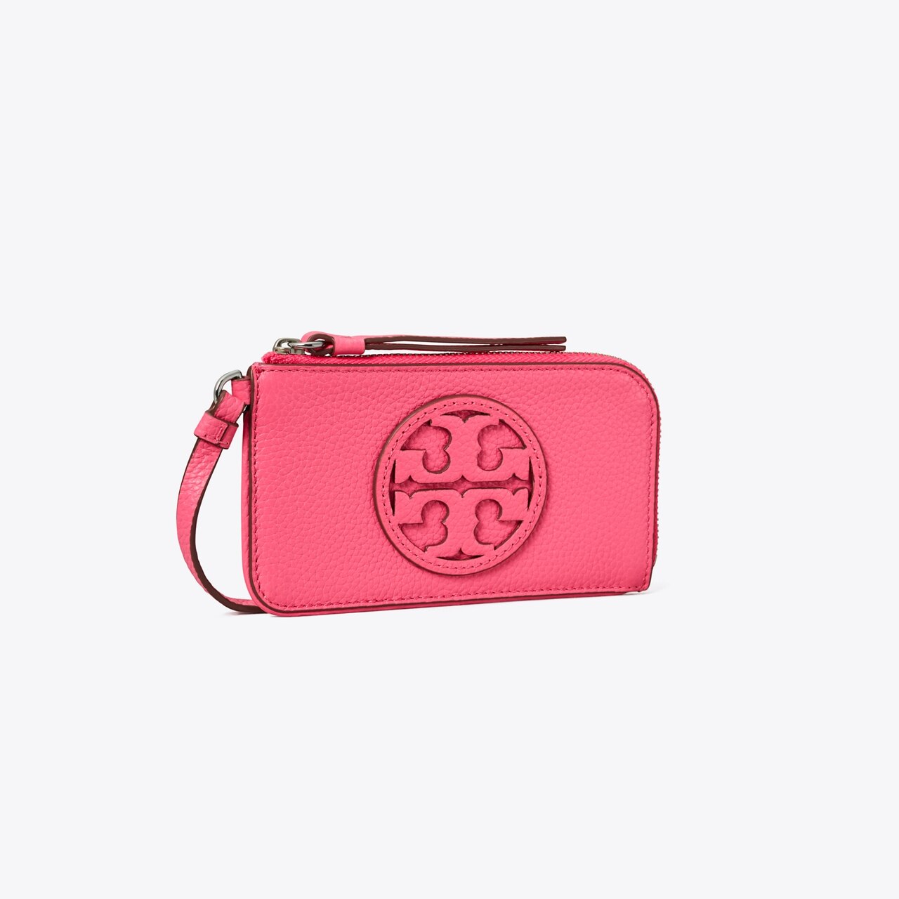 Tory Burch Robinson Small Zip Tote in Pink