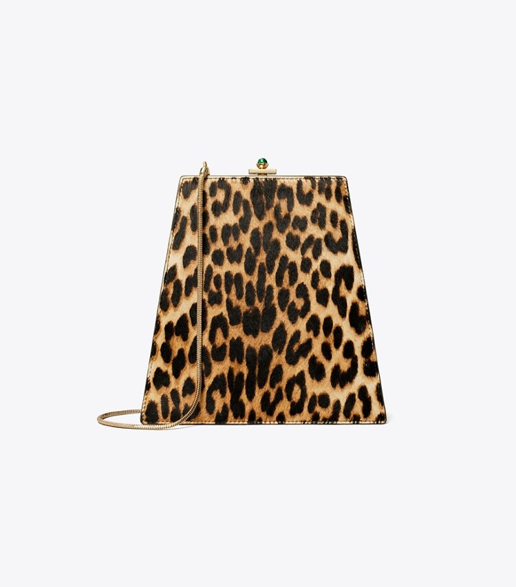 Tory Burch designer crossbody bags Mini Bag mit Leopardenmuster in Multi front