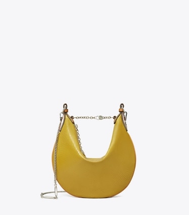 Tory Burch designer schultertaschen Mini Balloon Bag mit Kettenriemen in ISLAND PALM front