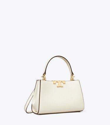 Tory Burch designer borse a spalla Mini bauletto Eleanor in Warm White angle