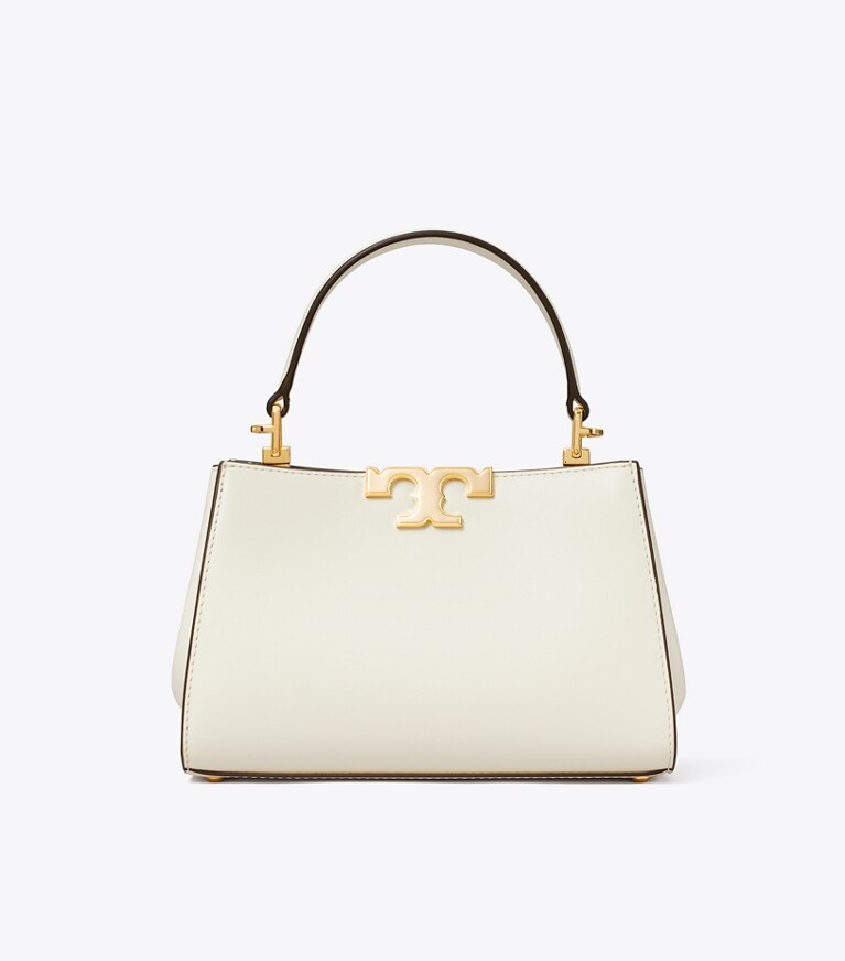 Tory Burch designer borse a spalla Mini bauletto Eleanor in Warm White angle