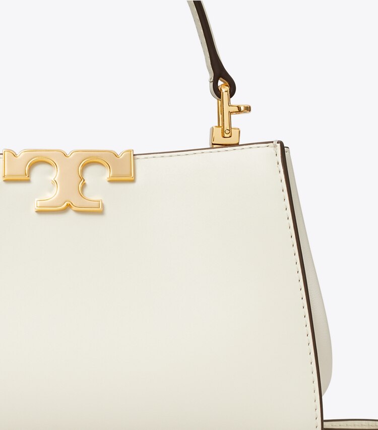 Tory Burch designer borse a spalla Mini bauletto Eleanor in Warm White dettaglio