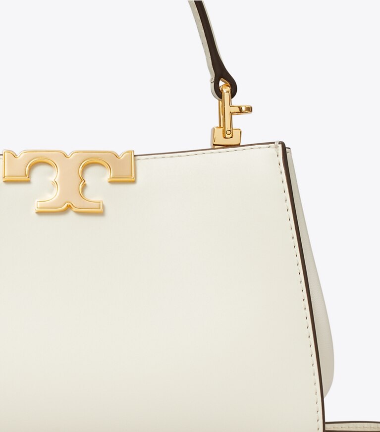 Tory Burch designer borse a spalla Mini bauletto Eleanor in Warm White angle
