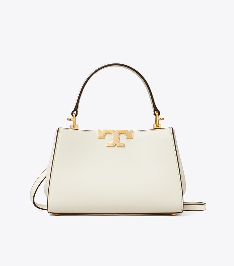Tory Burch designer borse a spalla Mini bauletto Eleanor in Warm White angle