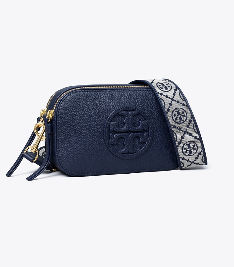 Tory Burch designer borse a spalla Mini borsa a tracolla Miller in Tory Navy angle