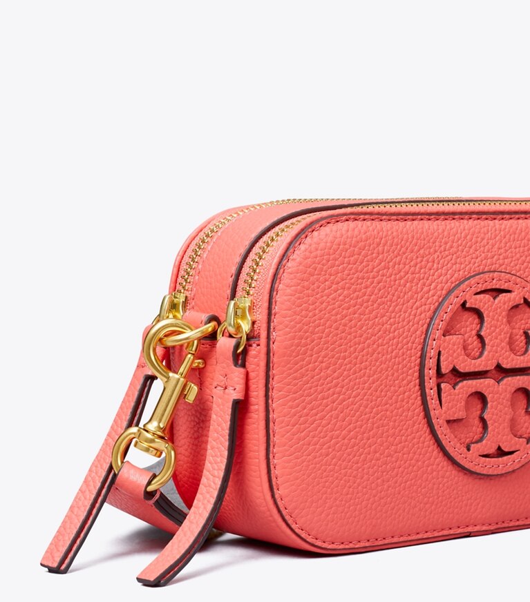 Tory Burch designer borse a spalla Mini borsa a tracolla Miller in Coral Crush angle