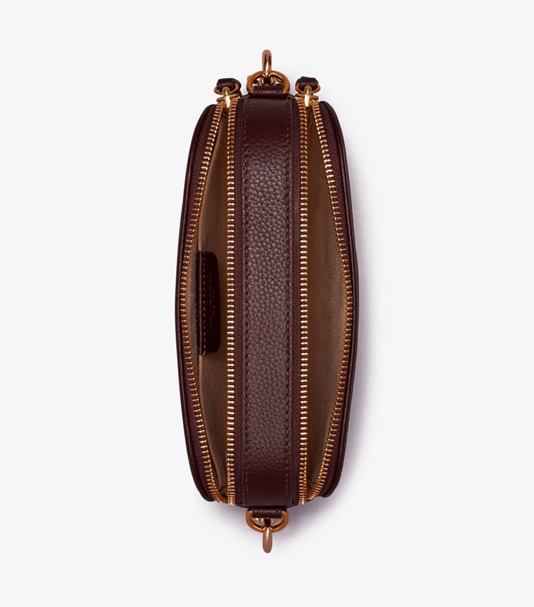 Tory Burch designer borse a spalla Mini borsa a tracolla Miller in Albarossa angle