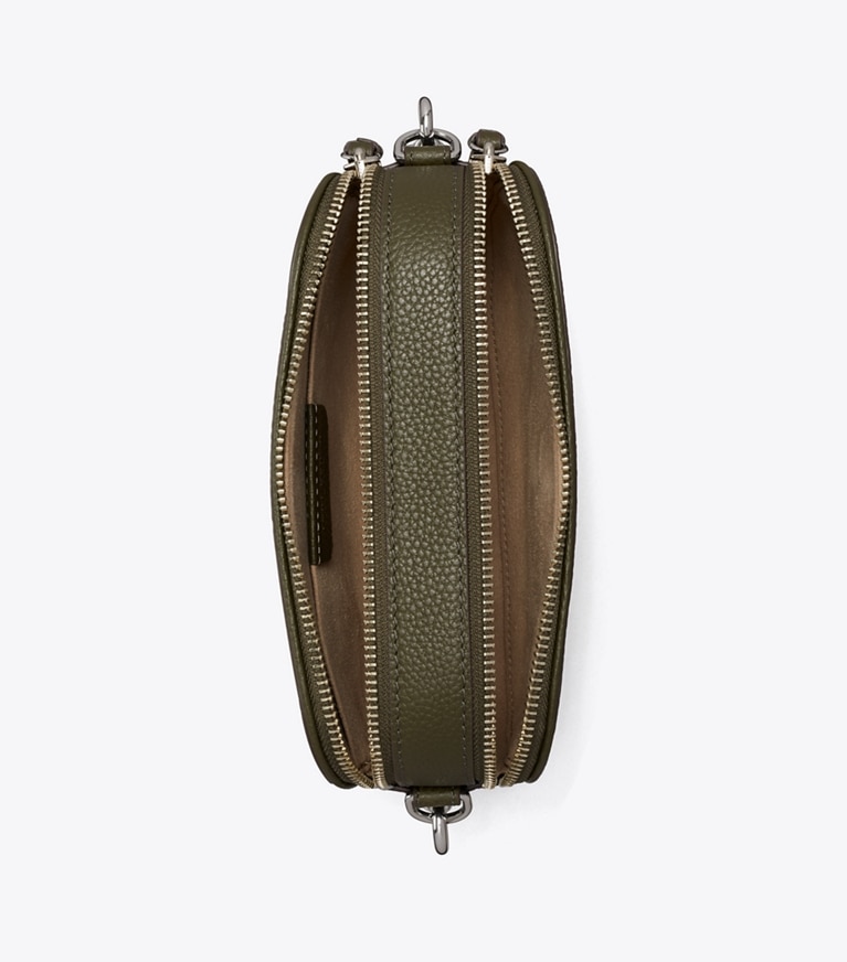 Tory Burch designer borse a spalla Mini borsa a tracolla Miller in Dark Olive superiore