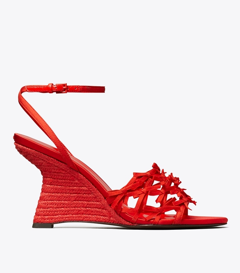 Mini Bow Espadrille Wedge