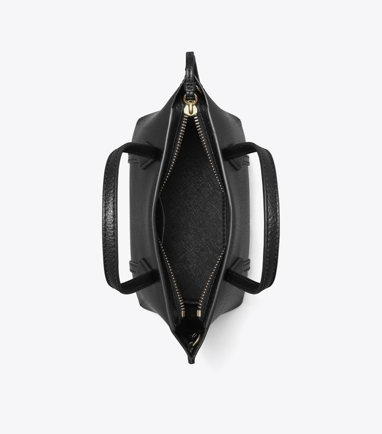 Tory Burch designer sacs à bandoulière Mini cabas Perry in Black angle