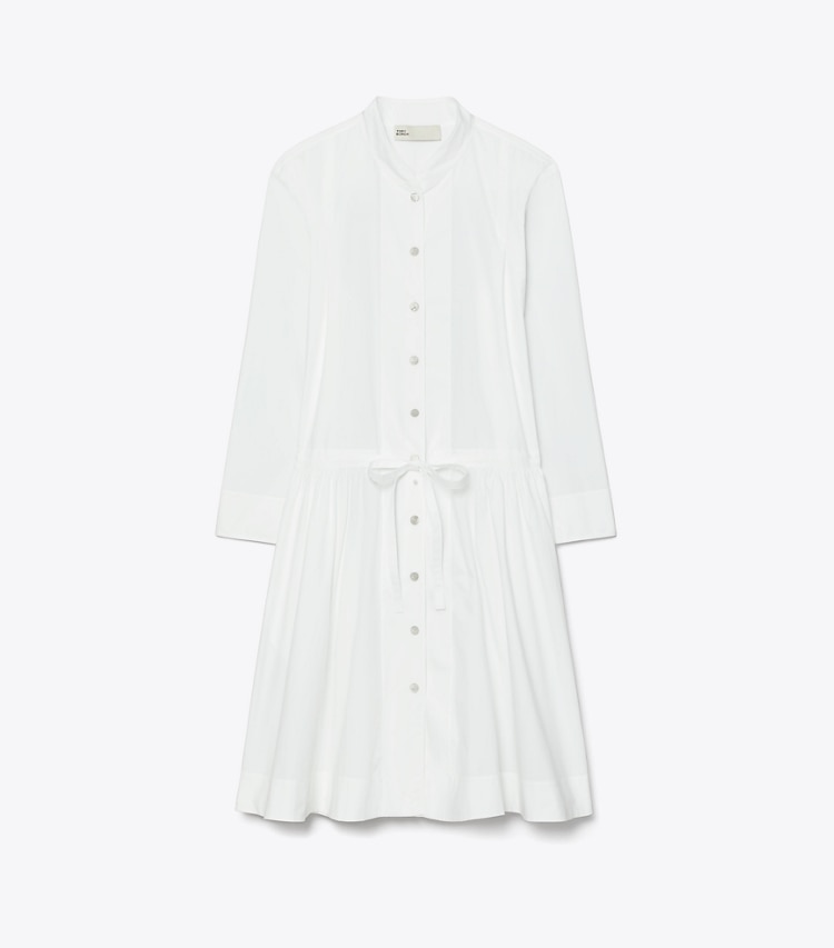 Tory Burch designer coverups Mini Cotton Dress in White front