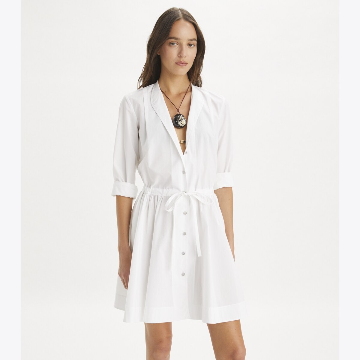 Mini Cotton Dress: Women's Designer Coverups | Tory Burch