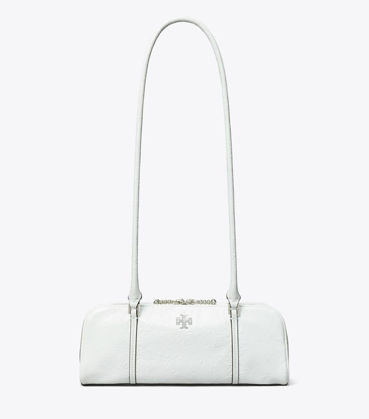 Tory Burch designer ショルダーバッグ マシュマロ クリンクルレザー ミニサッチェル in White front