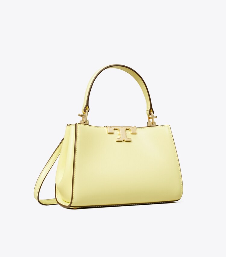 Tory Burch designer crossbody bags Mini Eleanor Henkeltasche in Pastel Yellow angle