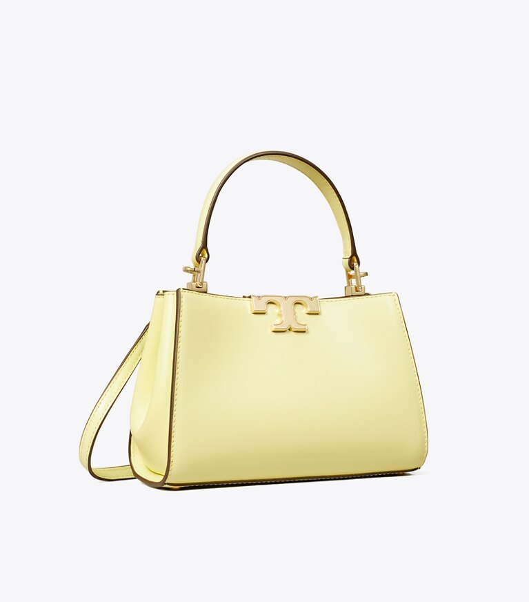 Tory Burch designer crossbody bags Mini Eleanor Henkeltasche in Pastel Yellow angle