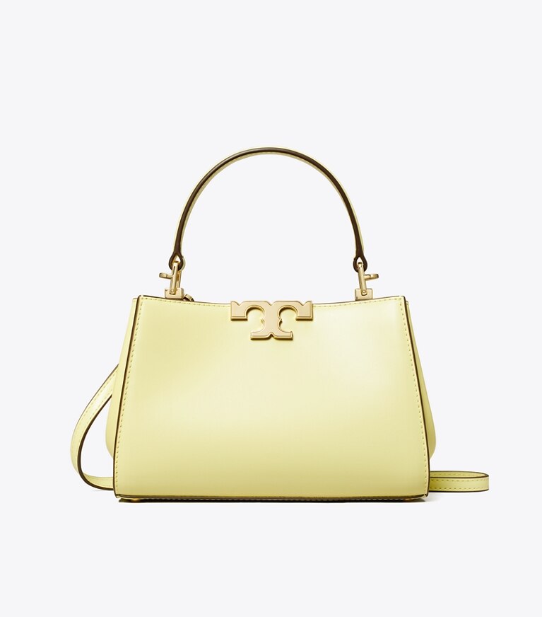 Tory Burch designer crossbody bags Mini Eleanor Henkeltasche in Pastel Yellow angle