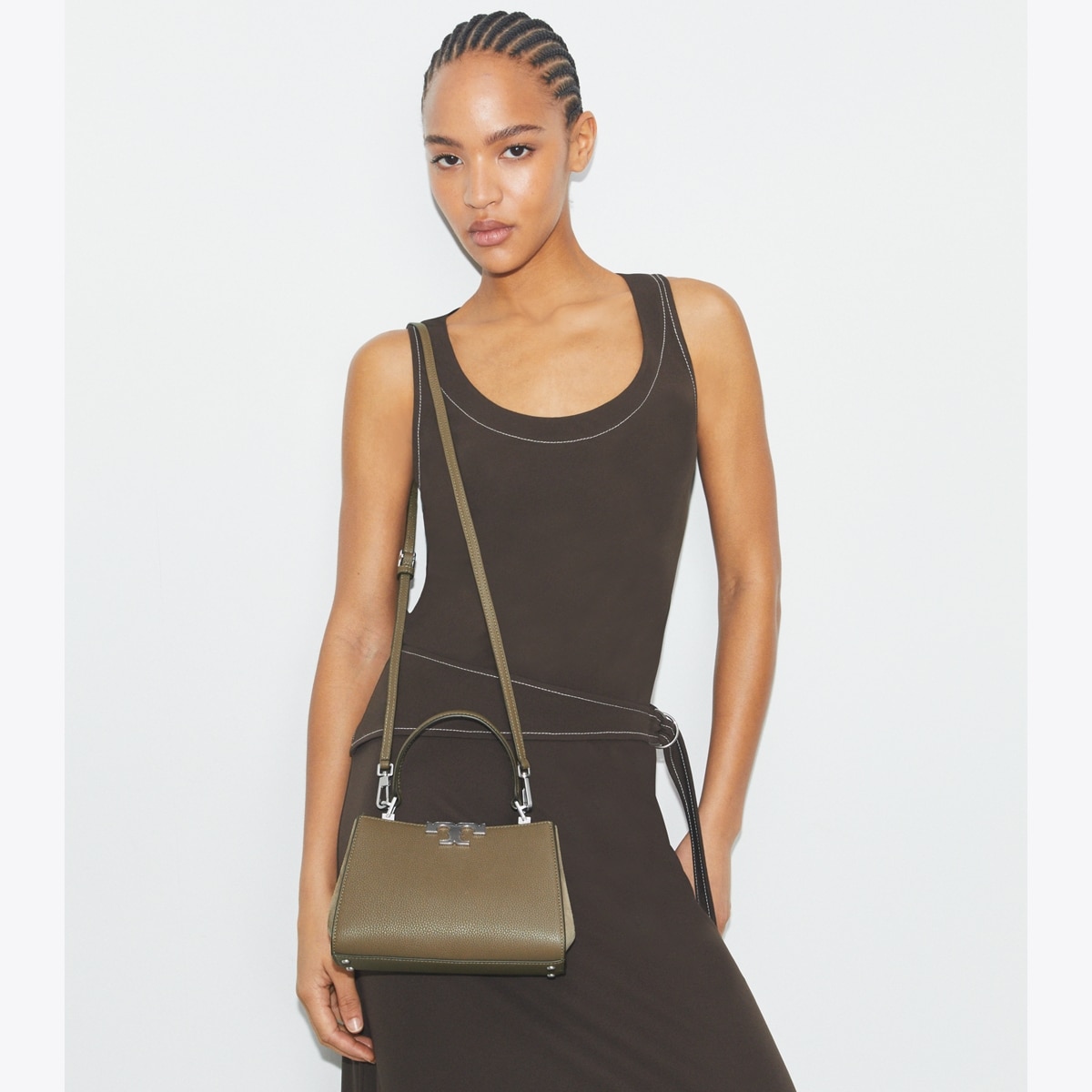 ショルダーバッグ・ポシェット ELEANOR SATCHEL BAG mini-eleanor-pebbled-satchel-