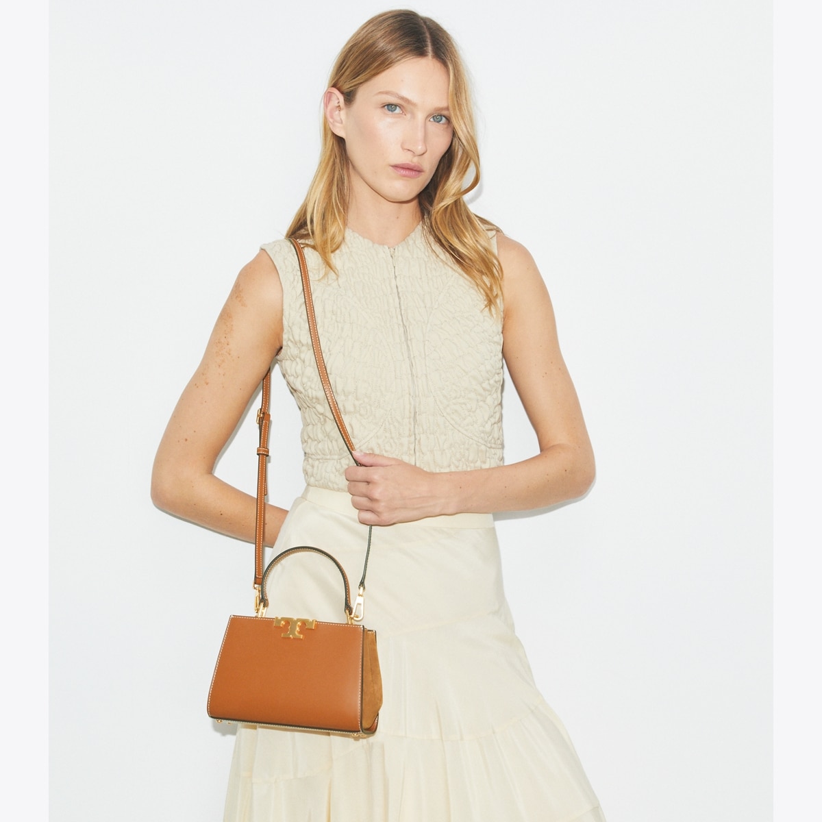 ショルダーバッグ・ポシェット ELEANOR SATCHEL BAG mini-eleanor-pebbled-satchel-