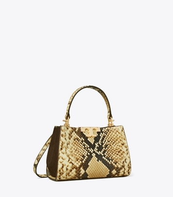 TORY BURCH バッグ ELEANOR PEBBLED MINI SATCHEL 154817 TORY BURCH - Women Eleanor Pebbled Mini Satchel – Atelier