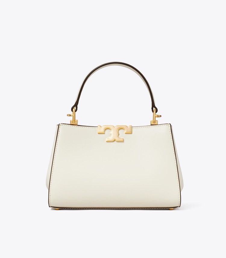 Tory Burch designer crossbody bags Mini Eleanor Satchel in Warm White back
