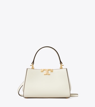 Tory Burch designer crossbody bags Mini Eleanor Satchel in Warm White front