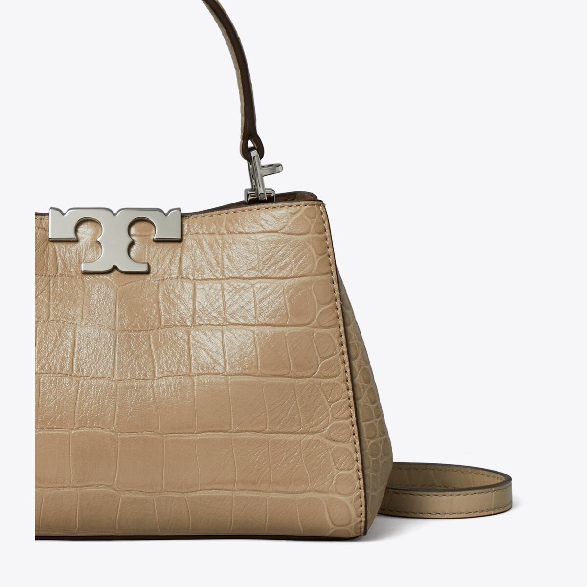Mini Eleanor Soft Croc-Embossed Satchel: Women's Designer