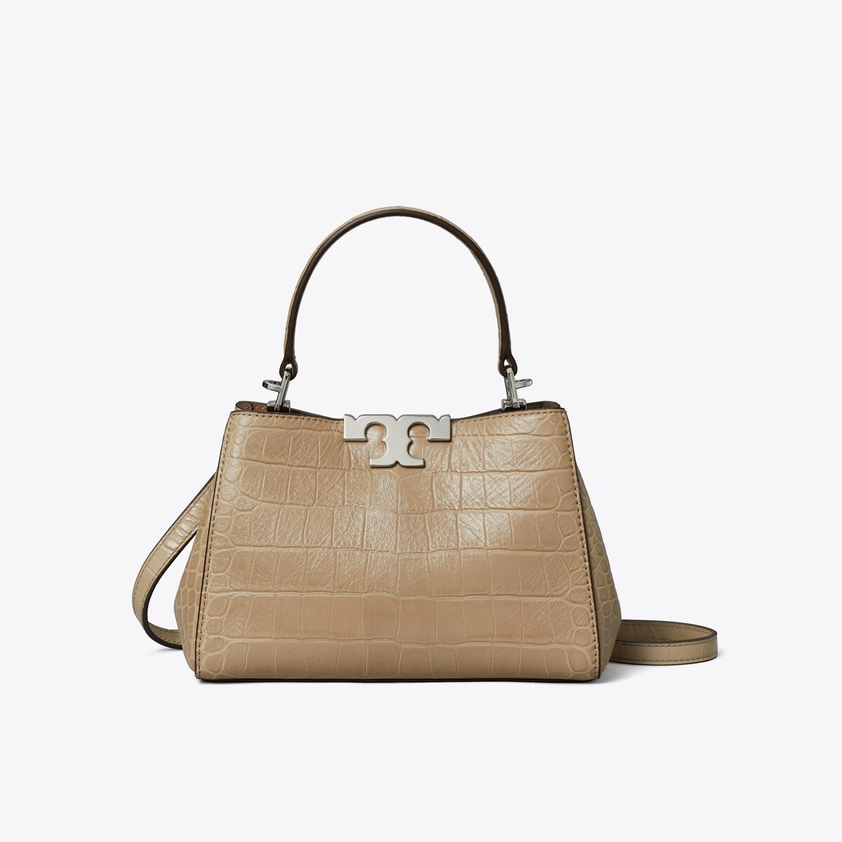 Mini Eleanor Soft Croc-Embossed Satchel: Women's Designer