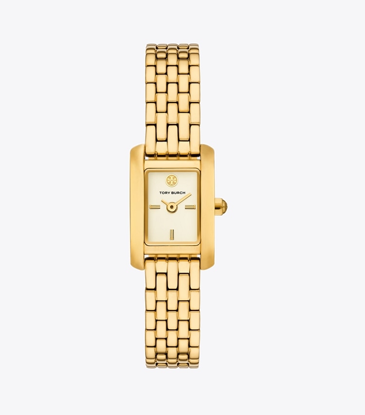 Tory Burch designer strap watches Mini Eleanor Watch in IVORY/GOLD front