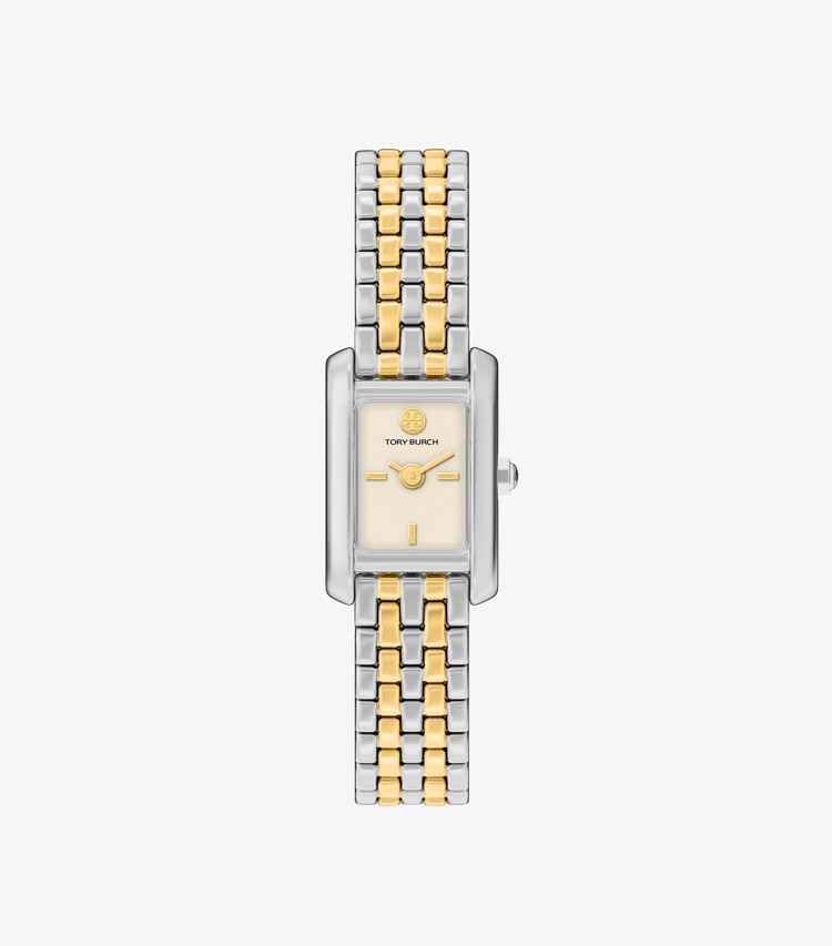 Tory Burch designer strap watches Mini Eleanor Watch in IVORY/TWO-TONE front
