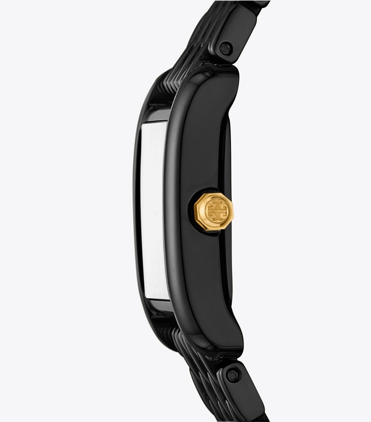 Tory Burch designer strap watches Mini Eleanor Watch in BLACK/BLACK IP/GOLD side