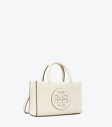 Tory Burch designer crossbody bags Mini Ella Bio Tote in Warm White angle