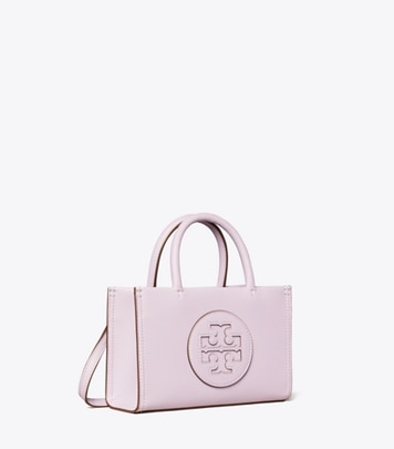 Tory Burch designer crossbody bags Mini Ella Bio Tote in Purple Heather angle
