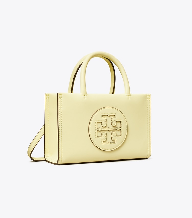 Tory Burch designer crossbody bags Mini Ella Bio Tote in Lemon Zest angle