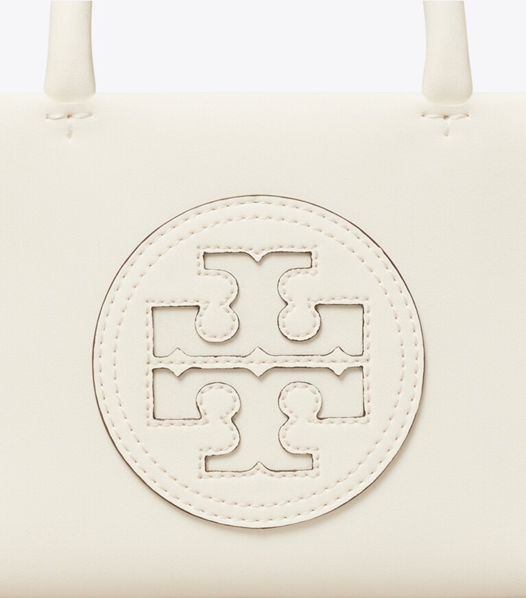Tory Burch designer crossbody bags Mini Ella Bio Tote Bag in Warm White angle