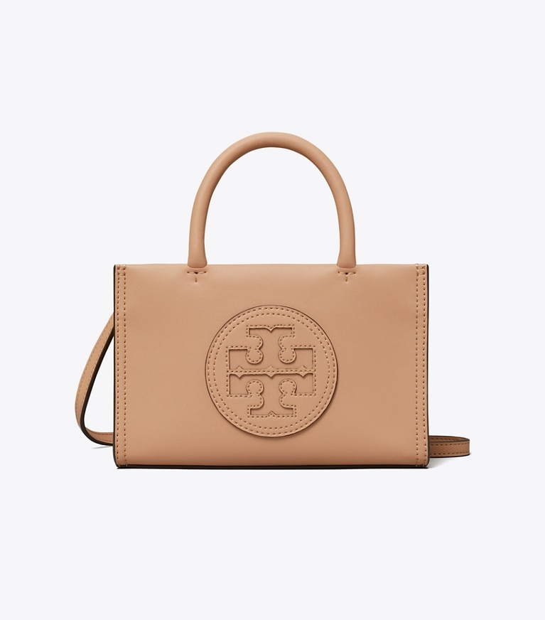 Tory Burch designer crossbody bags Mini Ella Bio Tote Bag in Light Sand angle