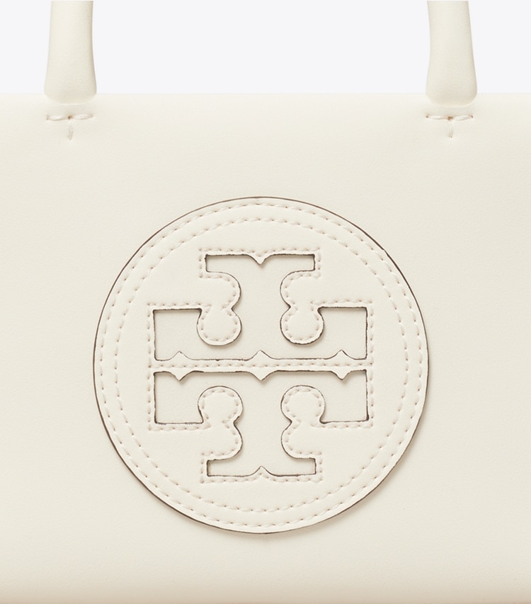 Tory Burch designer crossbody bags Mini Ella Bio Tote in Warm White detail