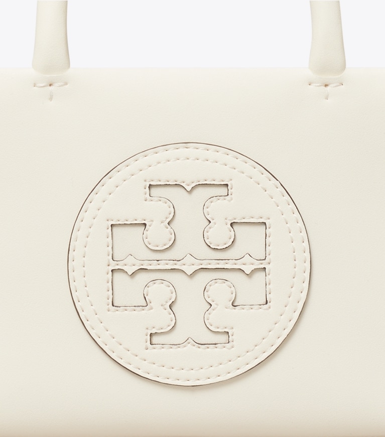 Tory Burch designer crossbody bags Mini Ella Bio Tote in Warm White angle