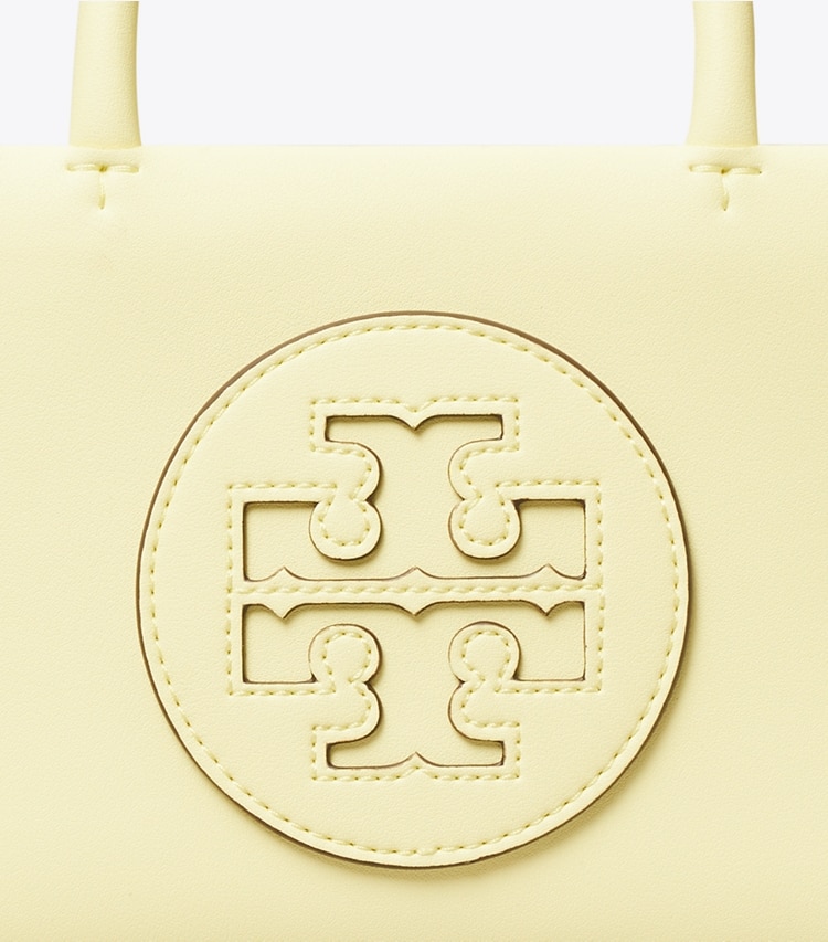 Tory Burch designer crossbody bags Mini Ella Bio Tote in Lemon Zest detail