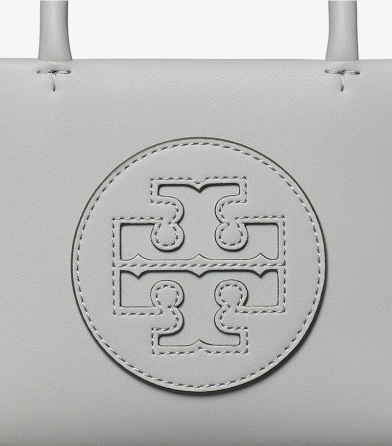 Tory Burch designer crossbody bags Mini Ella Bio Tote in Gray angle