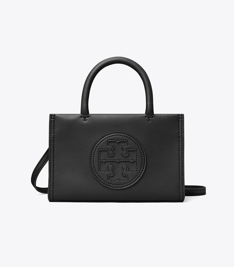 Tory Burch designer crossbody bags Mini Ella Bio Tote in Black front