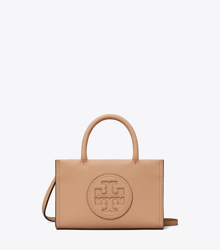 Tory Burch designer crossbody bags Mini Ella Bio Tote in Light Sand front
