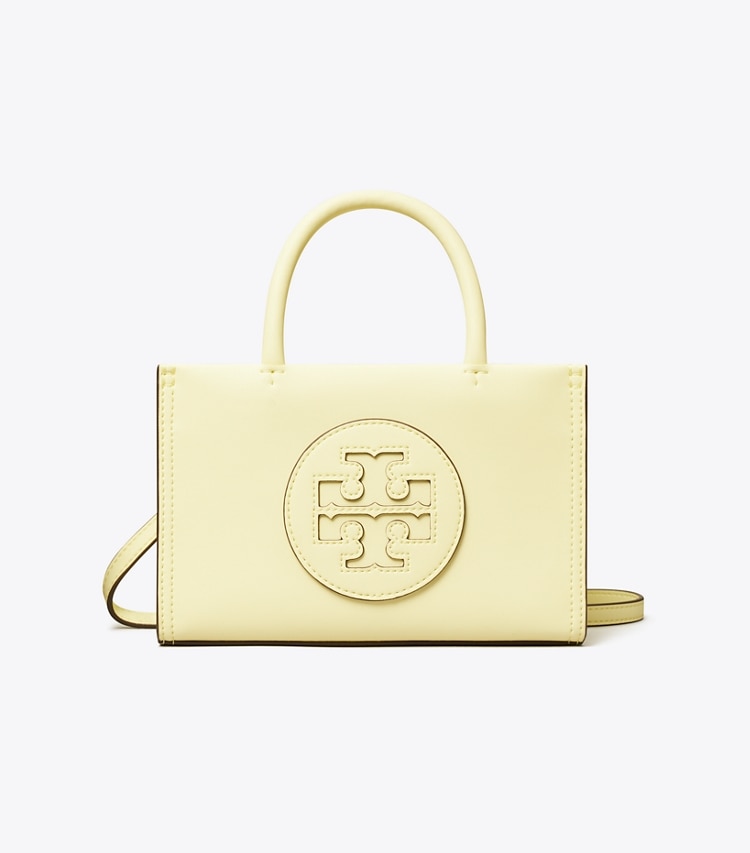 Tory Burch designer crossbody bags Mini Ella Bio Tote in Lemon Zest front