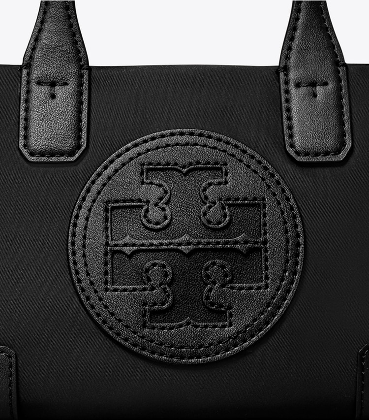 Tory Burch designer crossbody bags Mini Ella Tote in Black detail