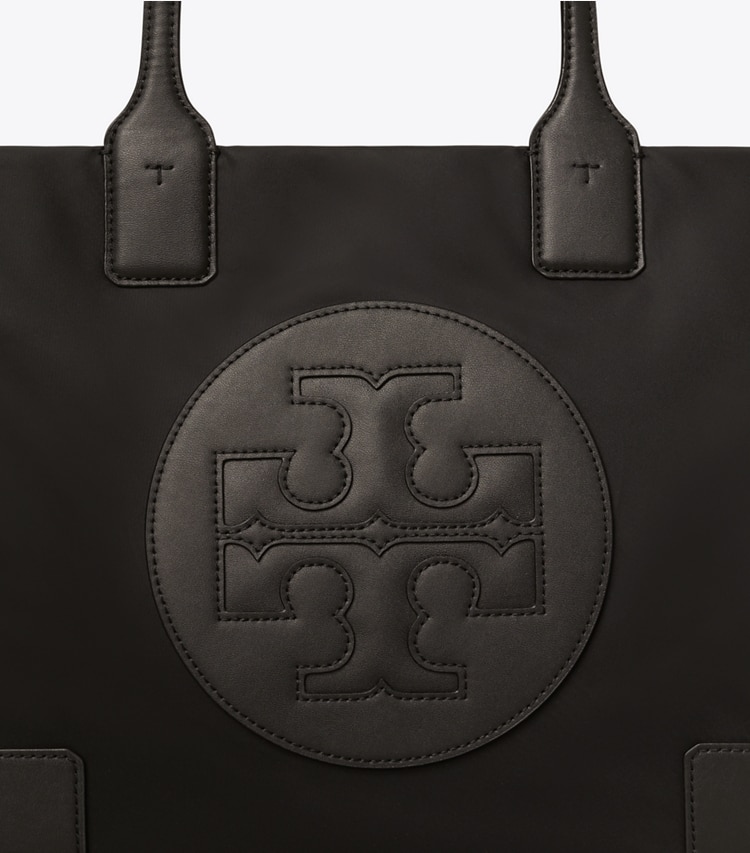 Tory Burch designer crossbody bags Mini Ella Tote in Black detail
