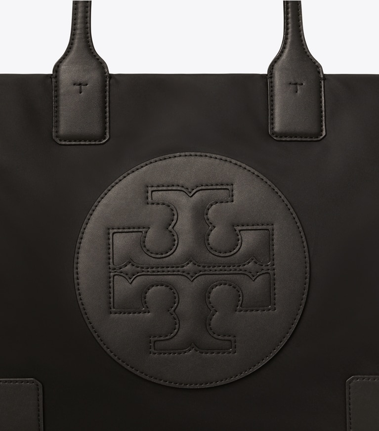Tory Burch designer crossbody bags Mini Ella Tote in Black angle