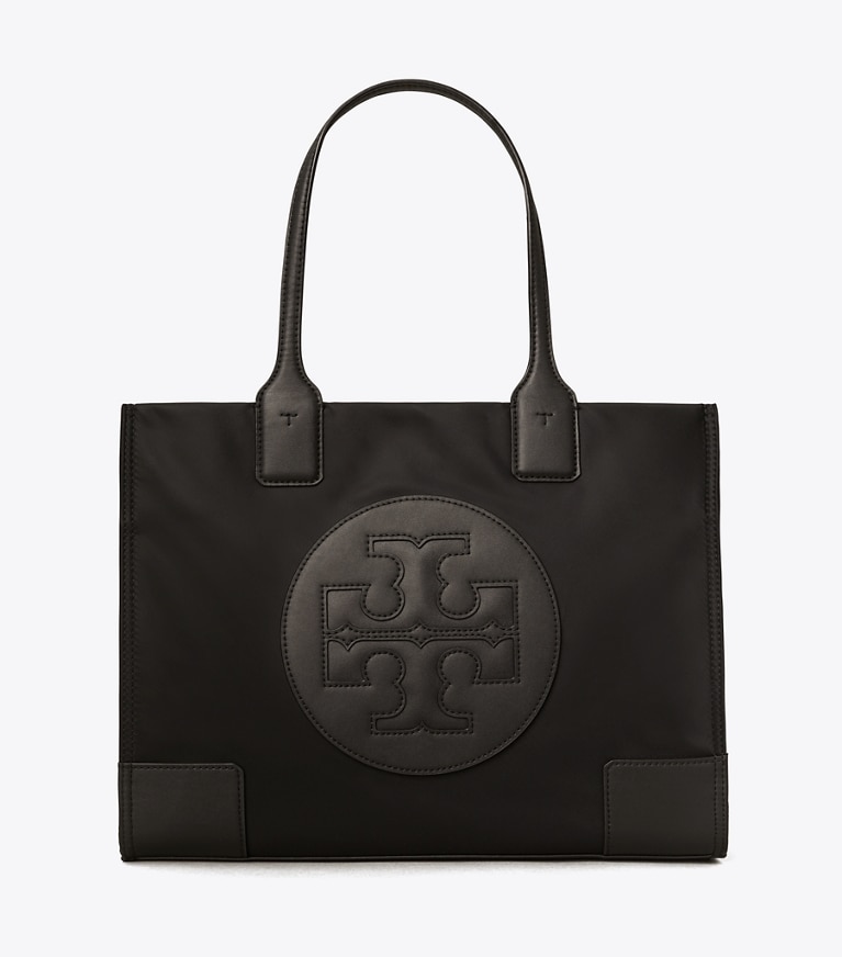 Tory Burch designer crossbody bags Mini Ella Tote in Black angle