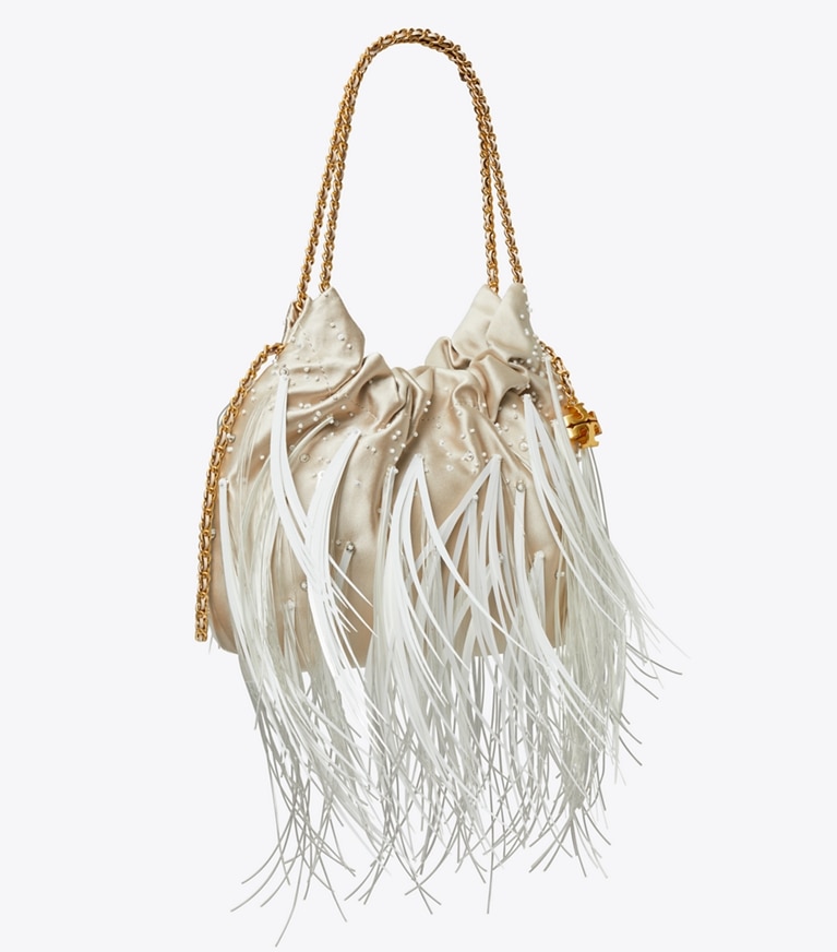 Tory Burch leather Tassel Hobo Purse shops