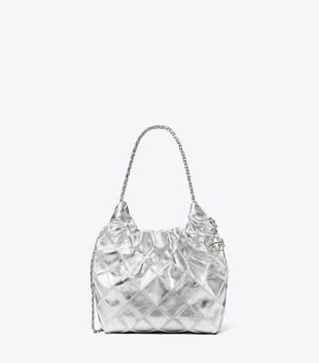 Mini Fleming Hobo Bag in Metallic