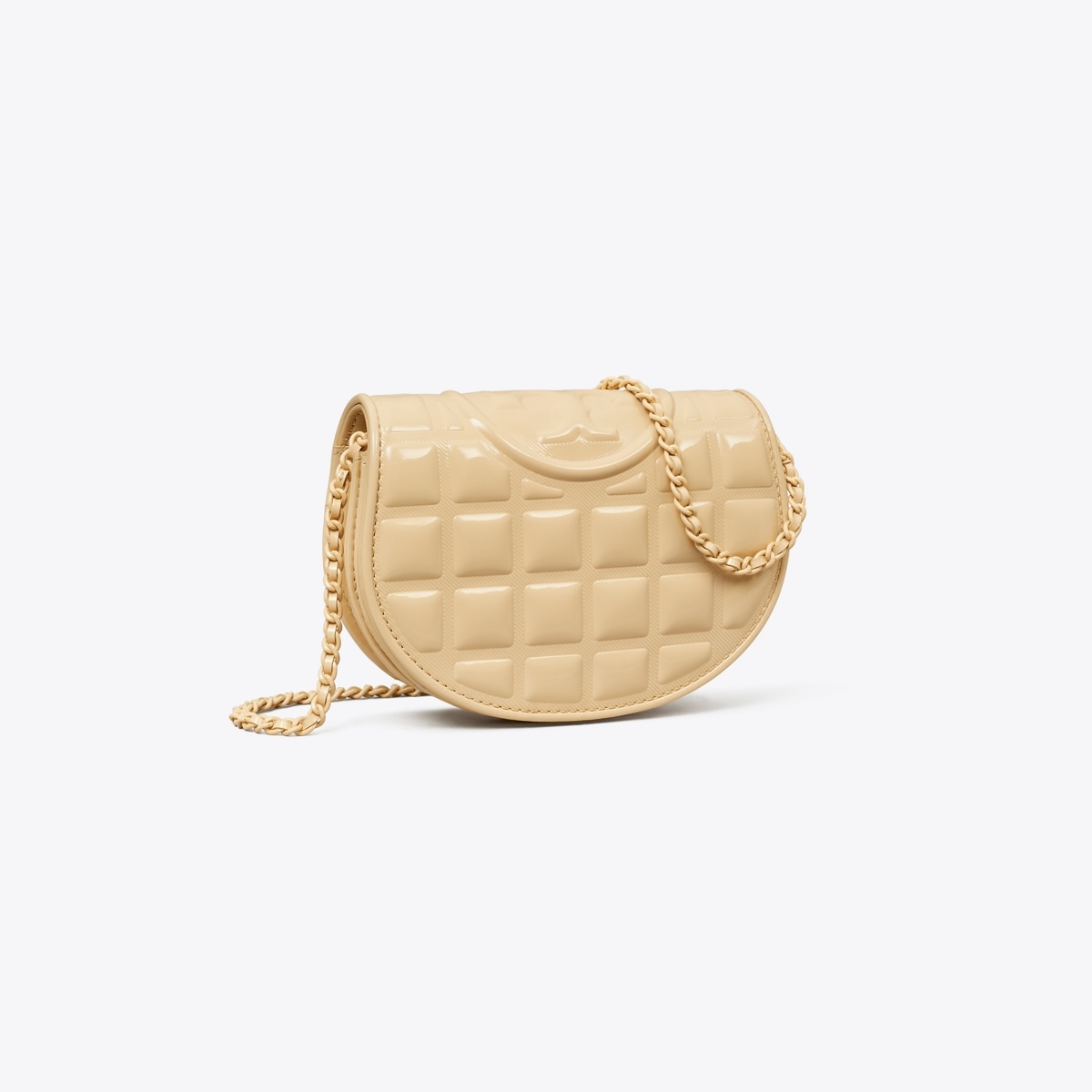 財布・小物その他 TORY BURCH 'Fleming llic Square Quilt' wallet on chain Tory Burch Fleming Soft Metallic Square Quilt Chain Wallet